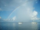 A rainbow over Culebra Sound